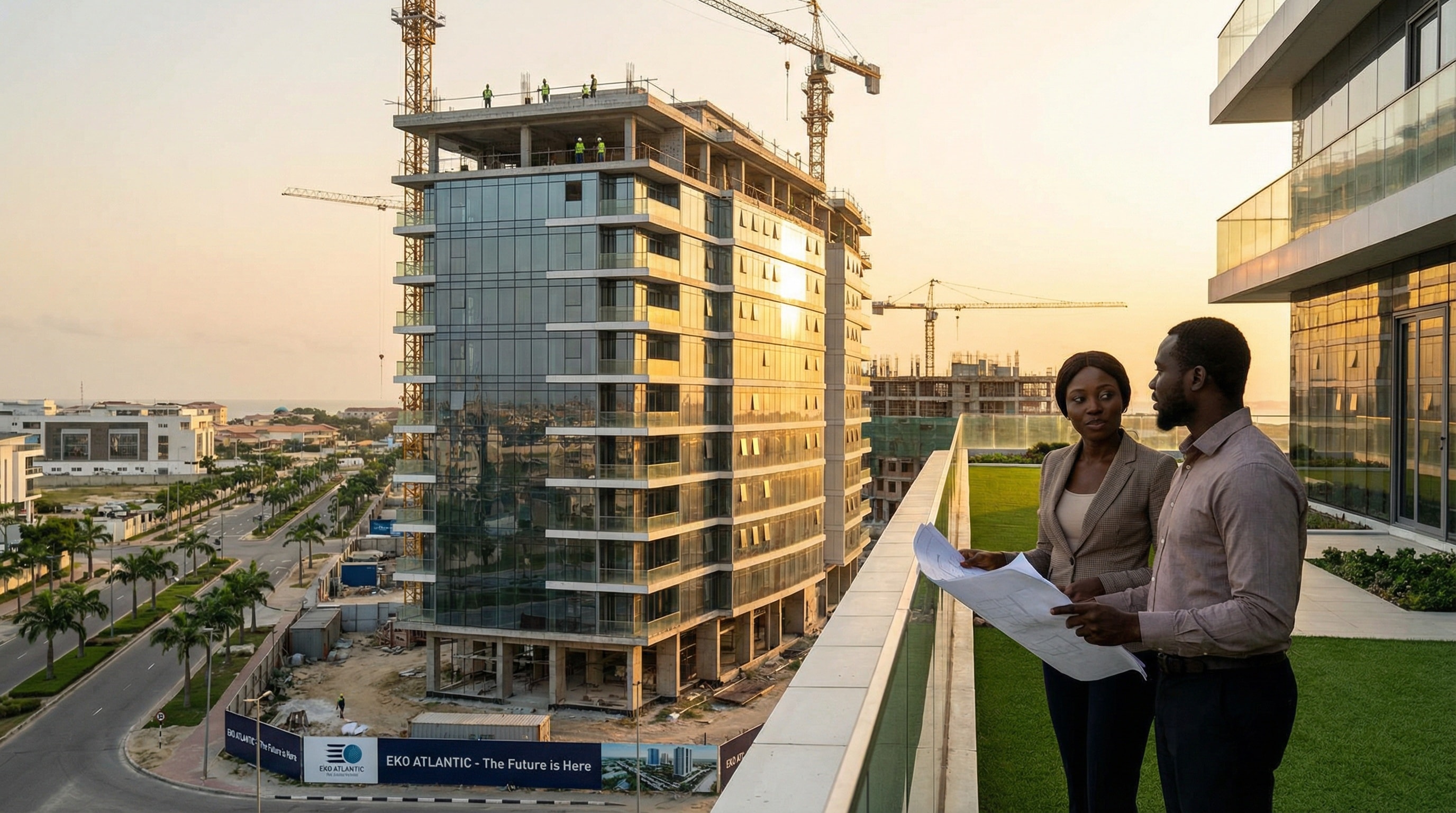 Real estate development: modern architecture and professional excellence.