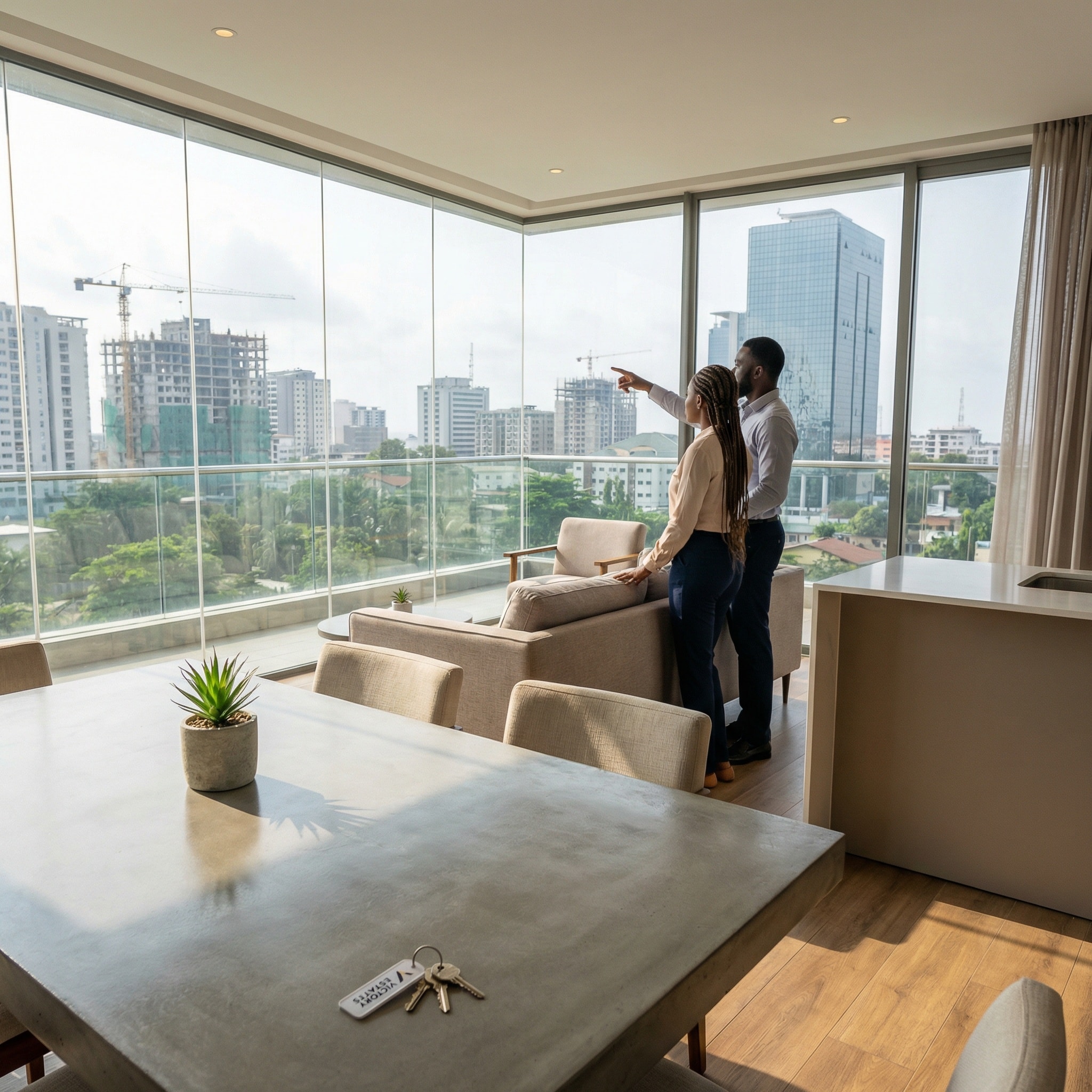 Real estate development: modern architecture and professional excellence.