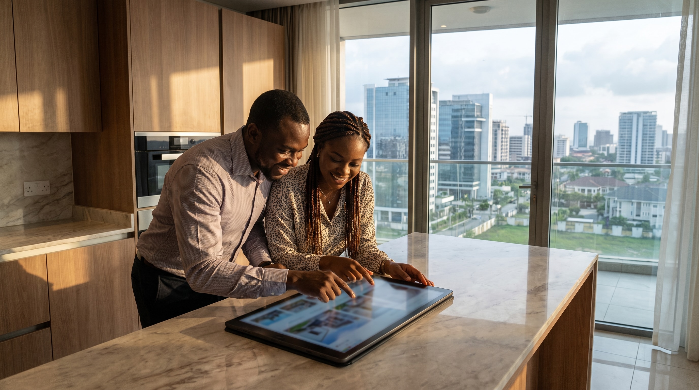 Modern luxury real estate: high-key lighting and architectural design, showcasing local market expertise and professional excellence.